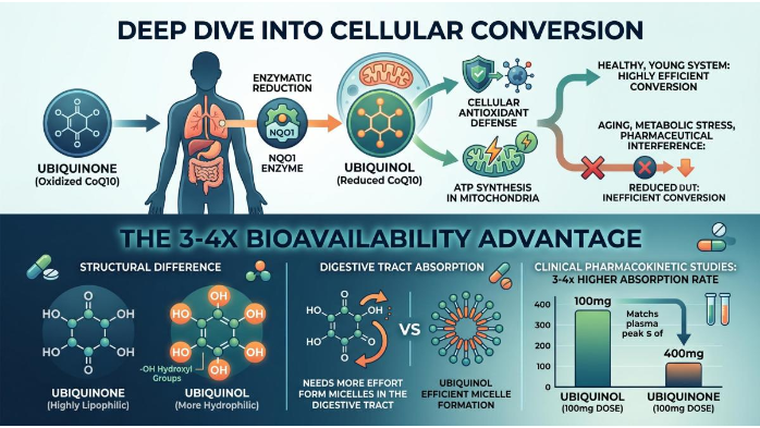 Conversion Dynamics and Bioavailability of CoQ10 Conversion Dynamics and Bioavailability of CoQ10