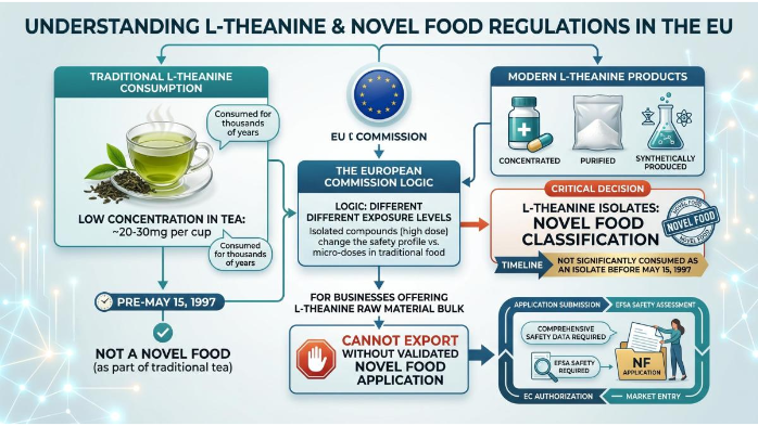 Understanding Novel Food Bulk L-theanine Powder