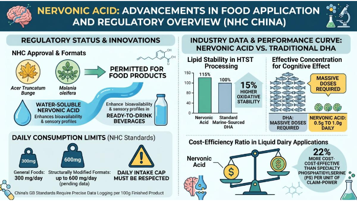 the General Standards and Limits of Nervonic Acid