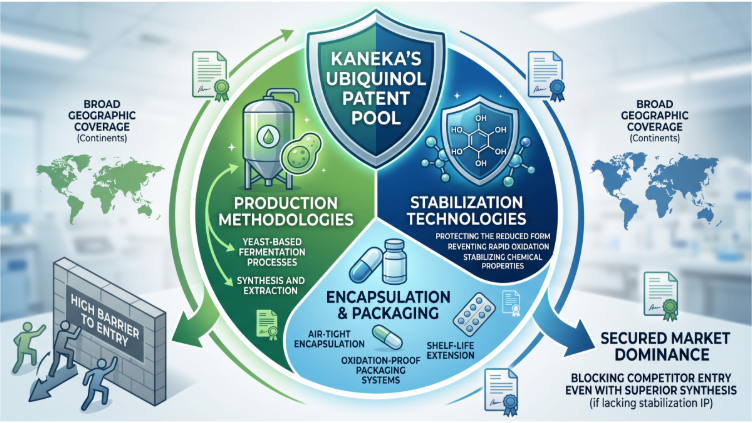 Kaneka Ubiquinol Patent Portfolio Strategic Moat Co Q10